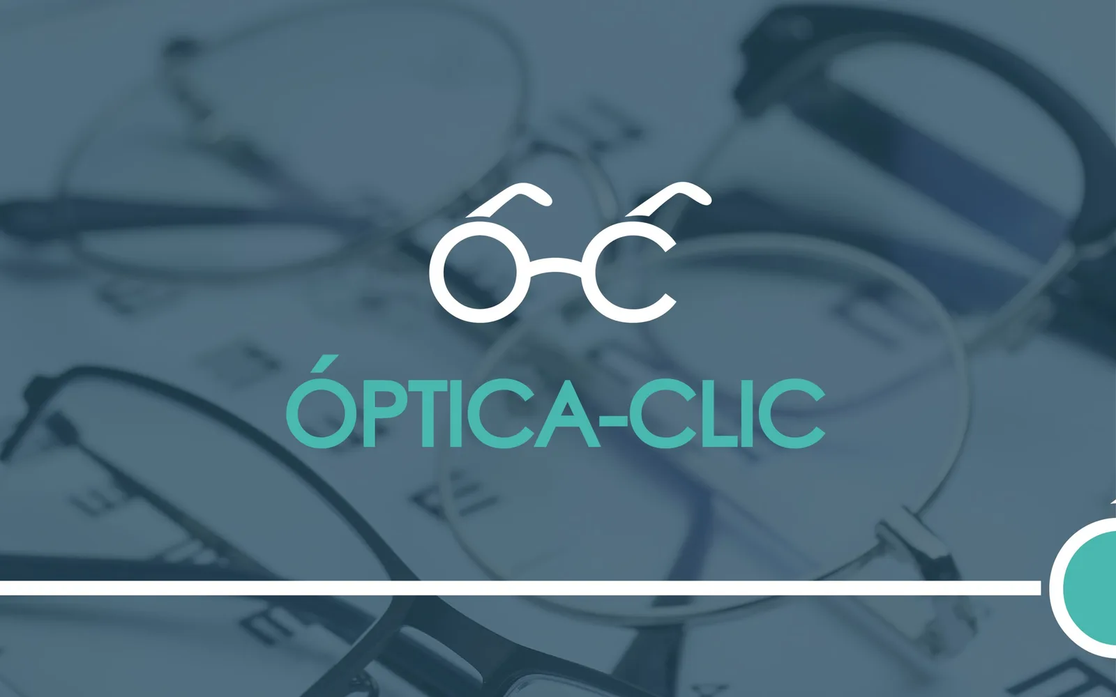 Óptica Clic — pieza de identidad de marca