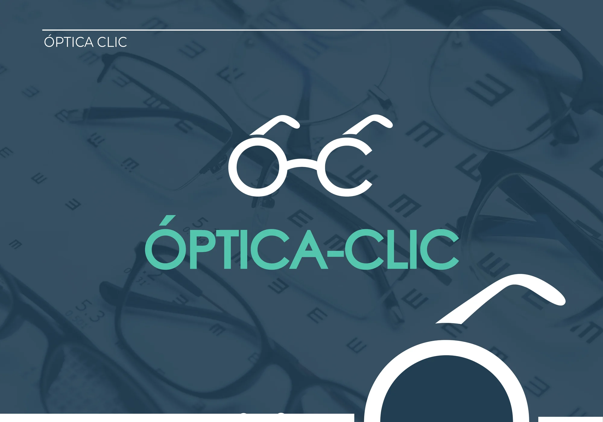 Identidad de Óptica Clic