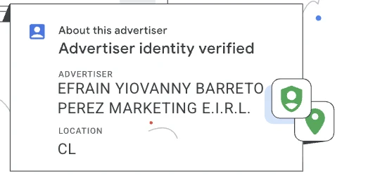 Verificación de anunciante en Google